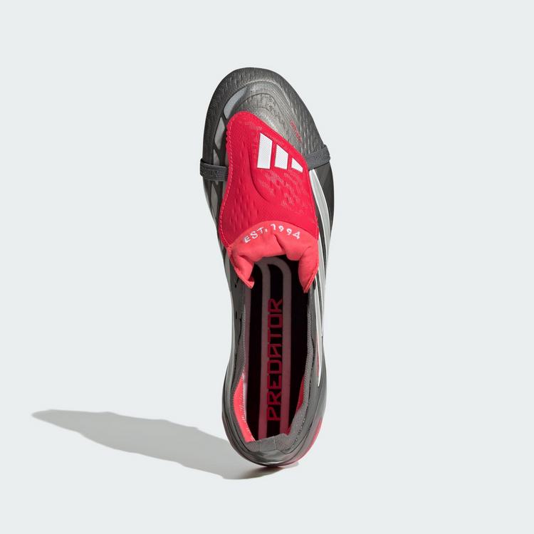 adidas adidas PREDATOR ELITE Fu&szlig;ballschuh mit Fu&szlig;ballschuhe - Iron Metallic / Cloud White / Lucid Red - 0 | SportScheck