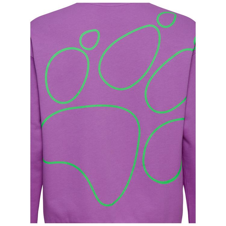 Jack Wolfskin Jack Wolfskin CELEBRATE THE PAW CREWNECK W Fleecepullover Damen - PAW foxglove - 2 | SportScheck