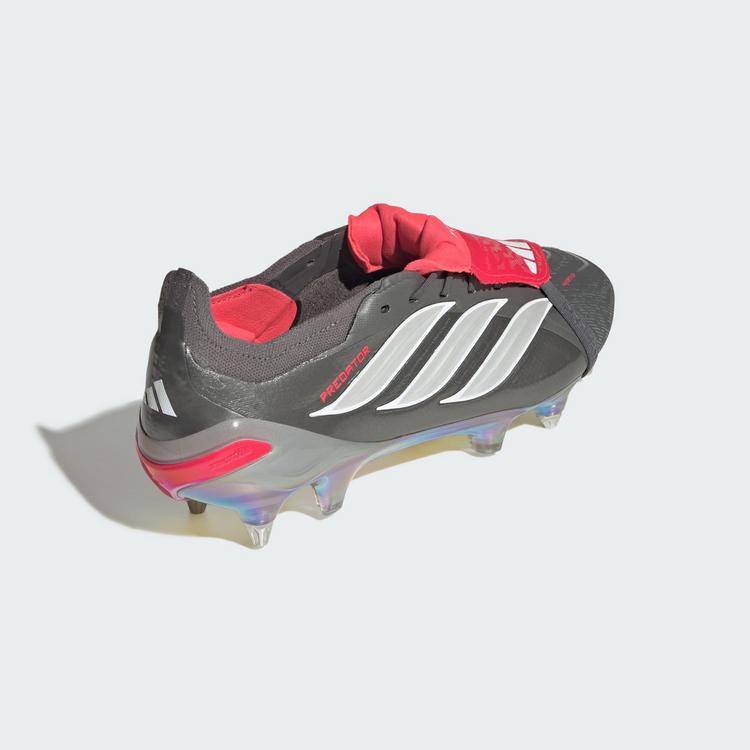 adidas adidas PREDATOR ELITE Fu&szlig;ballschuh mit Fu&szlig;ballschuhe - Iron Metallic / Cloud White / Lucid Red - 3 | SportScheck