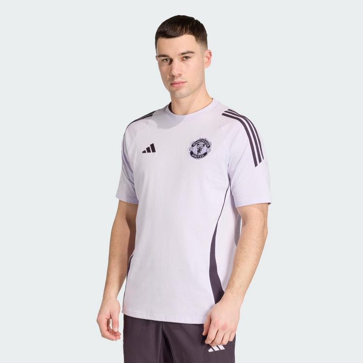 adidas adidas Manchester United Tiro 25 Competition Funktionsshirt Herren - Purple Tint / Aurora Black - 0 | SportScheck