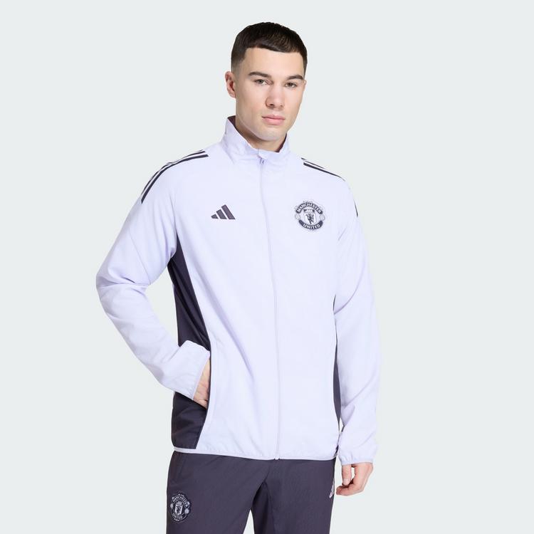 adidas adidas Manchester United Tiro 25 Competition Outdoorjacke Herren - Purple Tint / Aurora Black - 0 | SportScheck