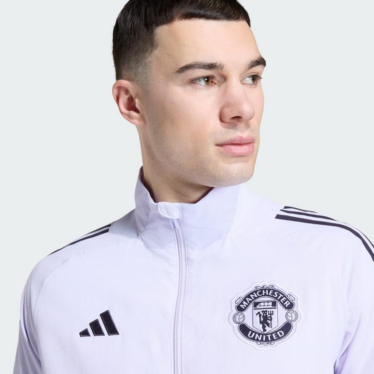 adidas adidas Manchester United Tiro 25 Competition Outdoorjacke Herren - Purple Tint / Aurora Black - 0 | SportScheck