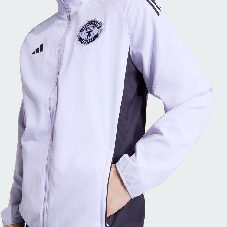 adidas adidas Manchester United Tiro 25 Competition Outdoorjacke Herren - Purple Tint / Aurora Black - 1 | SportScheck