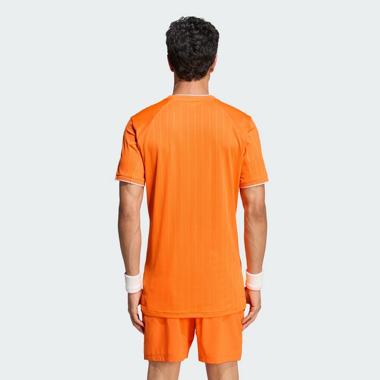 adidas adidas TENNIS CLIMACOOL+ FREELIFT TEE PRO T-Shirt Herren - Pure Orange - 1 | SportScheck