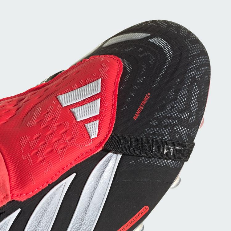 adidas adidas Predator Elite Fu&szlig;ballschuh, Fu&szlig;ballschuhe - Core Black / Cloud White / Lucid Red - 6 | SportScheck