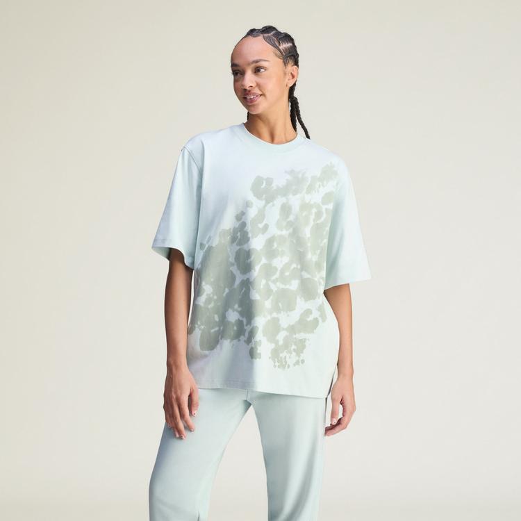 adidas adidas adidas by Stella McCartney Graphic Funktionsshirt Damen - Vapour Green / Wonder Sage - 0 | SportScheck