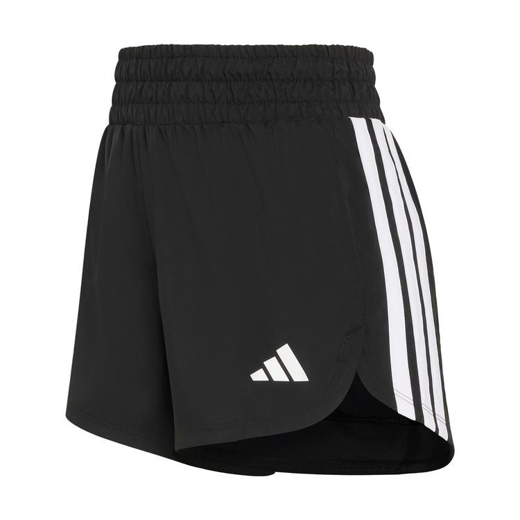 adidas adidas Pacer Workout Shorts mit hohem Bund aus Funktionsshorts Damen - Black / White - 0 | SportScheck