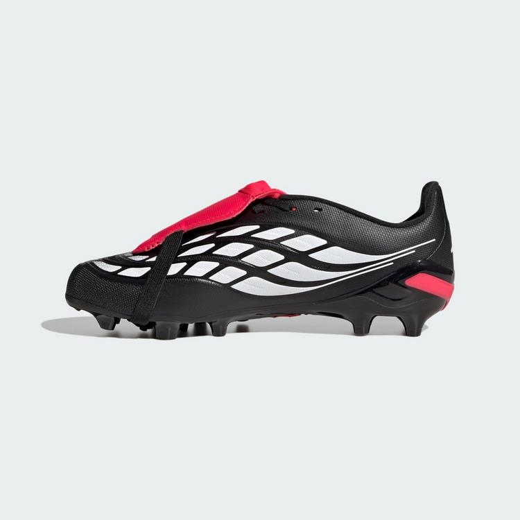 adidas adidas PREDATOR LEAGUE Fold-Over Tongue Fu&szlig;ballschuhe Kinder - Core Black / Cloud White / Lucid Red - 4 | SportScheck