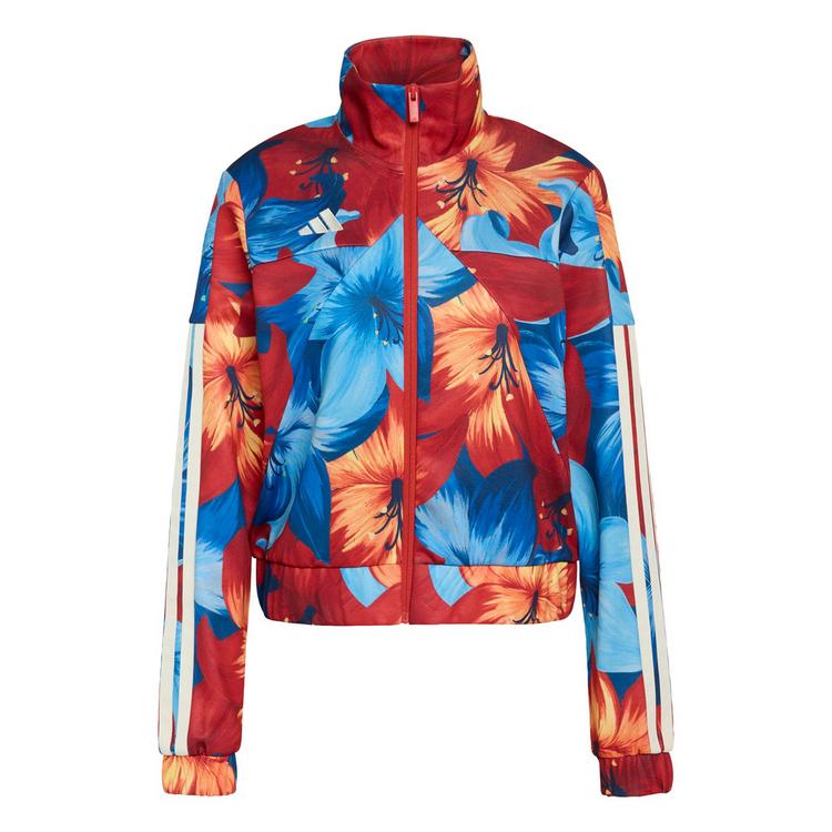 adidas adidas ADIDAS x FARM RIO HOUSE OF TIRO TRACK Jacke Damen - Light Blue / Tactile Red / Cream White - 0 | SportScheck