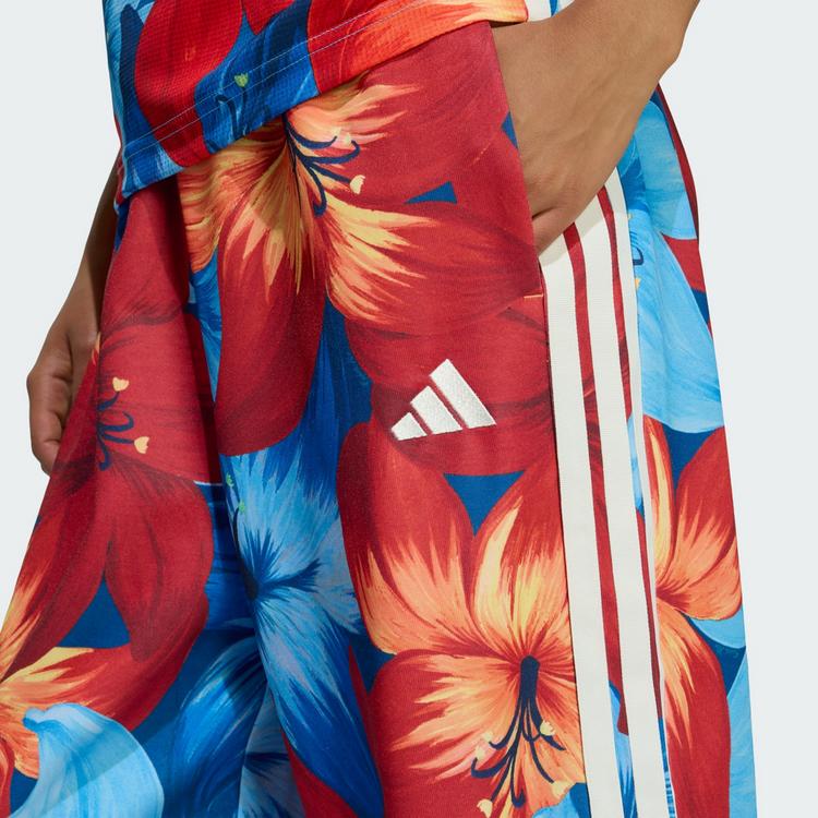 adidas adidas ADIDAS X FARM RIO HOUSE OF TIRO Trainingshose Damen - Light Blue / Tactile Red / Cream White - 0 | SportScheck