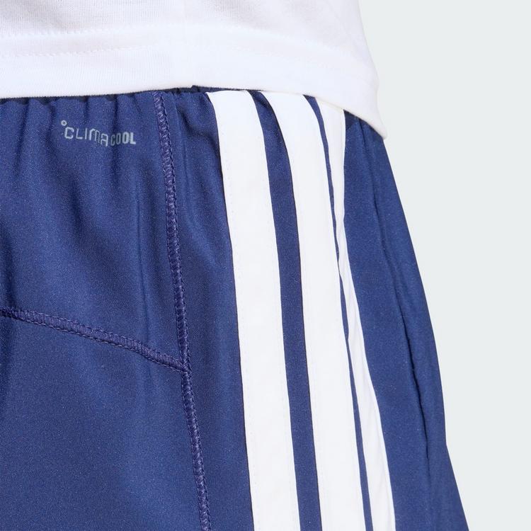 adidas adidas Pacer Workout Shorts mit hohem Bund aus Funktionsshorts Damen - Dark Blue / White - 1 | SportScheck