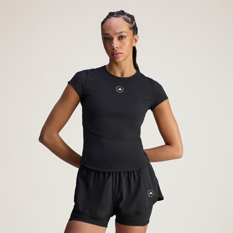 adidas adidas adidas By Stella McCartney Training Funktionsshirt Damen - Black - 0 | SportScheck