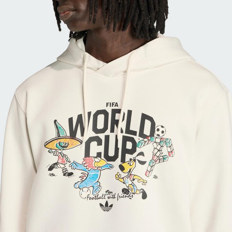 adidas adidas FIFA Weltmeisterschaft 26&trade; Maskottchen Hoodie Herren - Cloud White - 0 | SportScheck