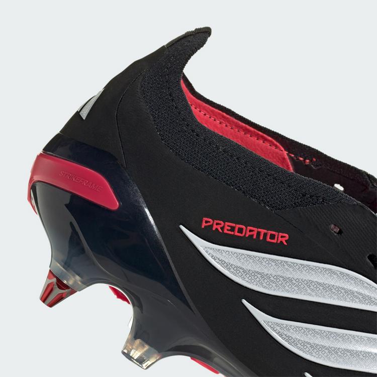 adidas adidas PREDATOR ELITE Fu&szlig;ballschuh mit Fu&szlig;ballschuhe - Core Black / Cloud White / Lucid Red - 6 | SportScheck