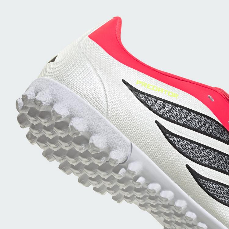 adidas adidas PREDATOR CLUB Fu&szlig;ballschuh, Rollrasen, Fu&szlig;ballschuhe - Lucid Red / Core Black / Cloud White - 5 | SportScheck