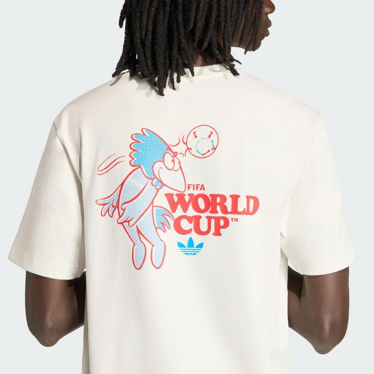 adidas adidas FIFA World Cup 2026 Footix Mascot Funktionsshirt Herren - Cloud White - 1 | SportScheck