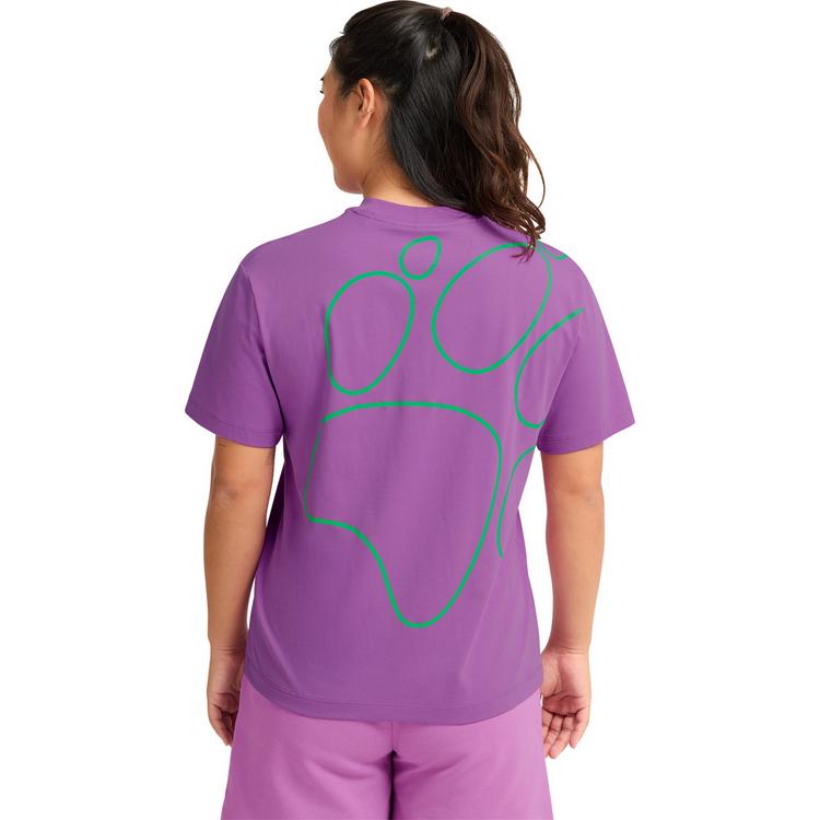 Jack Wolfskin Jack Wolfskin CELEBRATE THE PAW ORIGINAL T W T-Shirt Damen - PAW foxglove - 1 | SportScheck