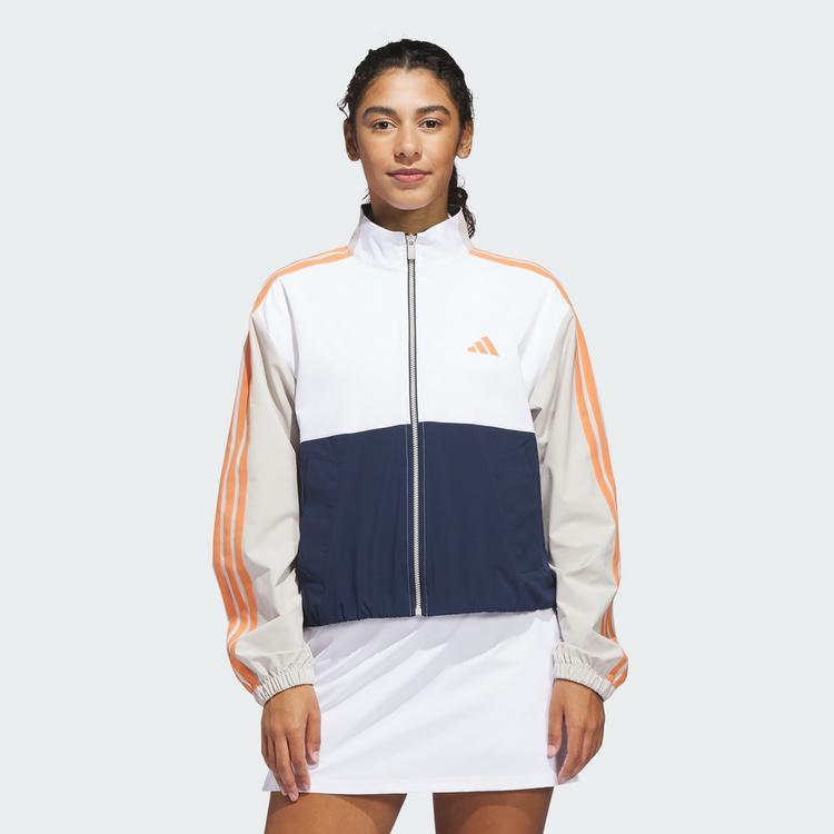 adidas adidas Beyond The Course Colorblock Twistweave Trainingsjacke Damen - Collegiate Navy - 0 | SportScheck