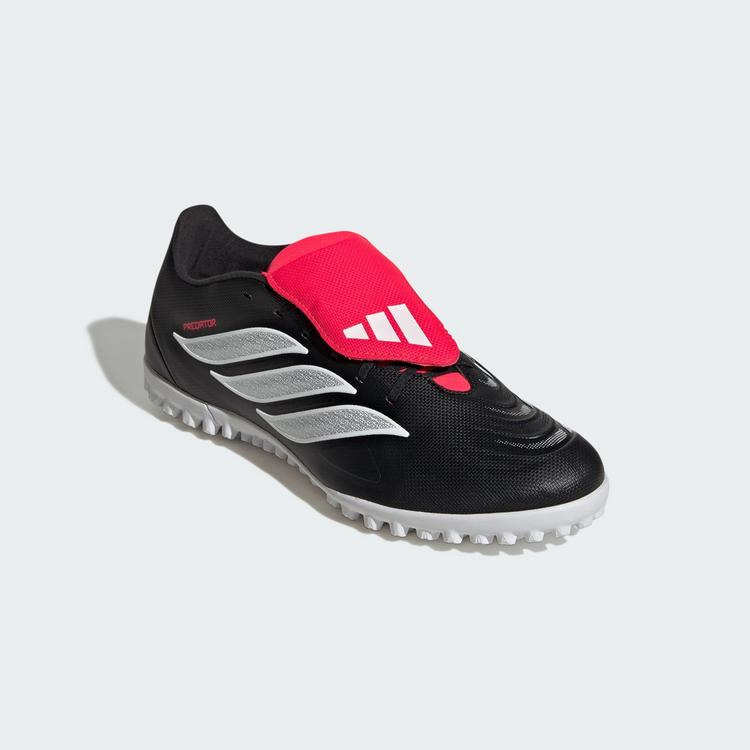 adidas adidas PREDATOR CLUB Fu&szlig;ballschuh, Rollrasen, Fu&szlig;ballschuhe - Core Black / Cloud White / Lucid Red - 2 | SportScheck