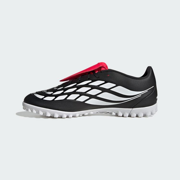 adidas adidas PREDATOR CLUB Fu&szlig;ballschuh, Rollrasen, Fu&szlig;ballschuhe - Core Black / Cloud White / Lucid Red - 4 | SportScheck