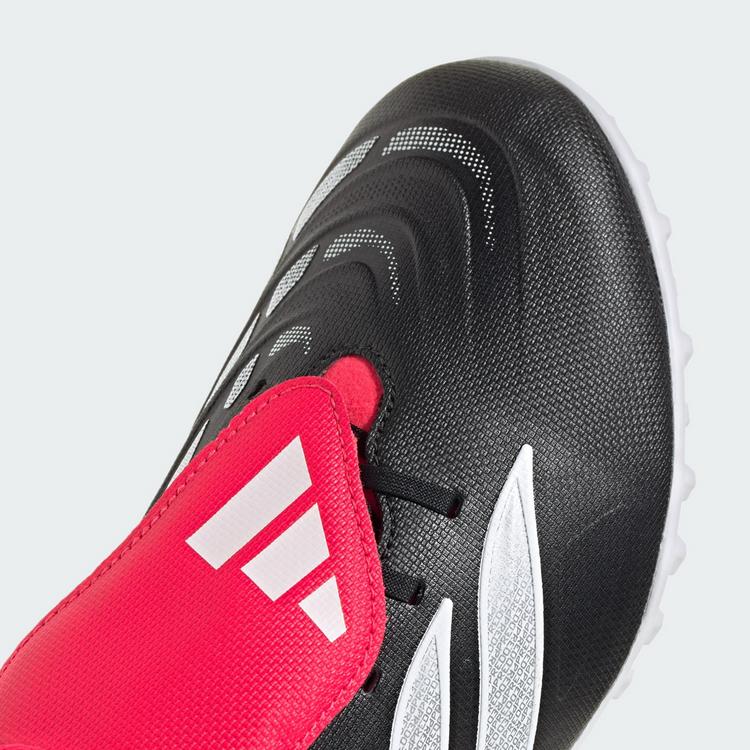 adidas adidas PREDATOR CLUB Fu&szlig;ballschuh, Rollrasen, Fu&szlig;ballschuhe - Core Black / Cloud White / Lucid Red - 5 | SportScheck