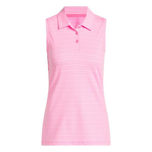 adidas ULTIMATE365 JACQUARD SLEEVELESS Poloshirt Damen