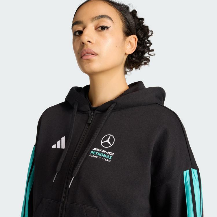 adidas adidas MERCEDES-AMG PETRONAS FORMULA 1 TEAM Hoodie Damen - Black / Semi Mint Rush - 0 | SportScheck