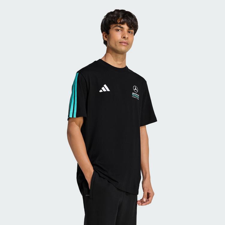 adidas adidas MERCEDES-AMG PETRONAS FORMULA 1 TEAM Funktionstop Herren - Black / Semi Mint Rush - 0 | SportScheck