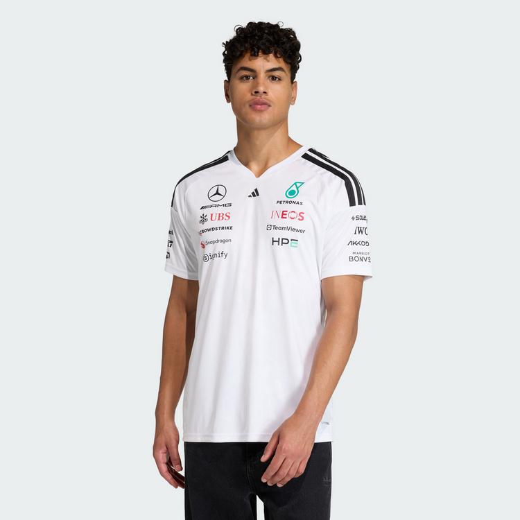 adidas adidas MERCEDES - AMG PETRONAS FORMULA 1 TEAM Funktionstop Herren - White - 0 | SportScheck