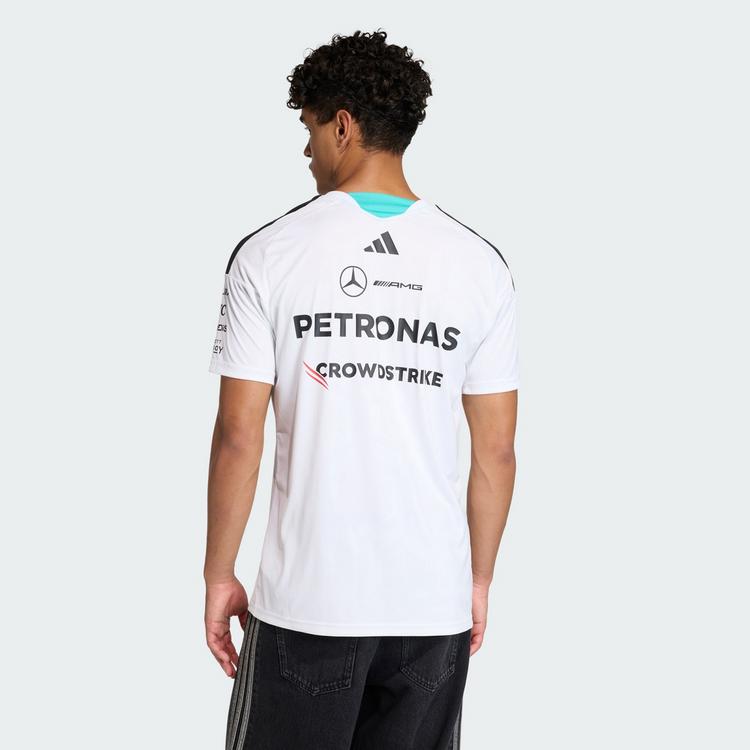 adidas adidas MERCEDES - AMG PETRONAS FORMULA 1 TEAM Funktionstop Herren - White - 1 | SportScheck