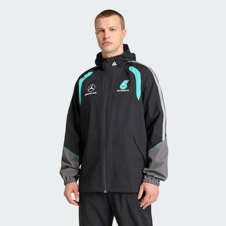 adidas adidas MERCEDES - AMG PETRONAS FORMEL 1 TEAM Fahrradjacke Herren - Black / Grey Two - 0 | SportScheck
