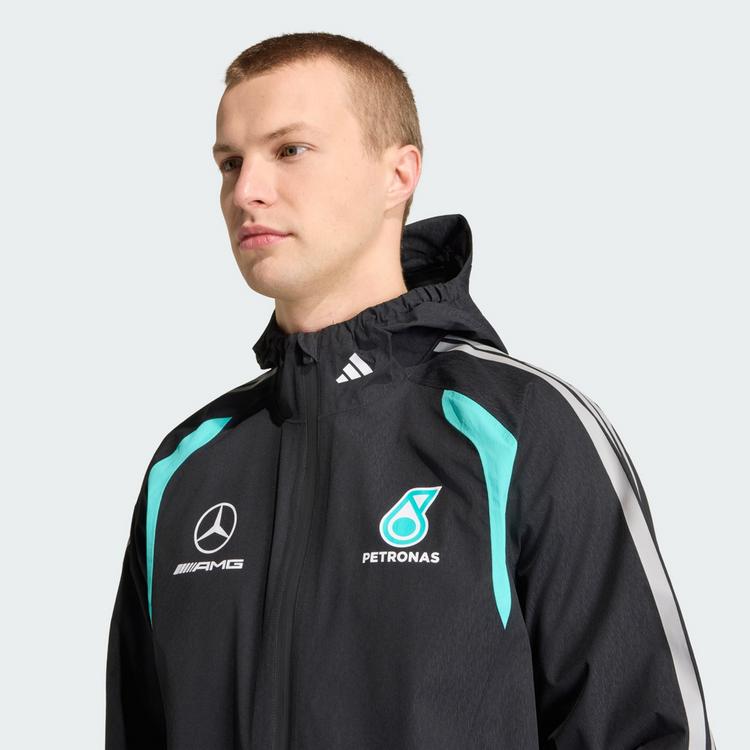 adidas adidas MERCEDES - AMG PETRONAS FORMEL 1 TEAM Fahrradjacke Herren - Black / Grey Two - 1 | SportScheck