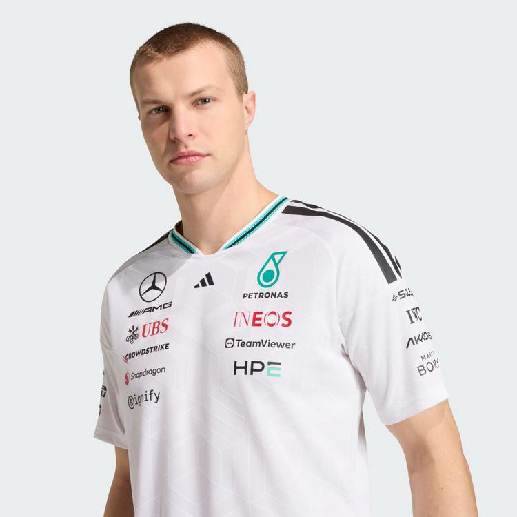 adidas adidas MERCEDES - AMG PETRONAS FORMULA 1 TEAM Funktionstop Herren - White - 0 | SportScheck