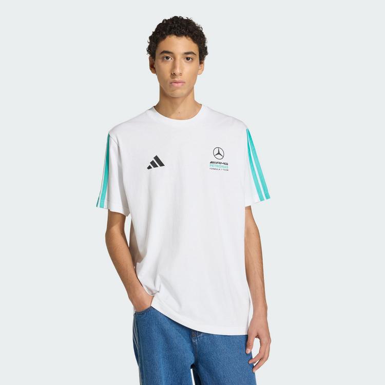 adidas adidas MERCEDES-AMG PETRONAS FORMULA 1 TEAM Funktionstop Herren - White / Semi Mint Rush - 0 | SportScheck