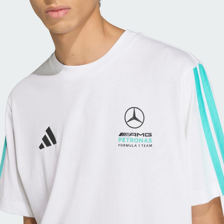 adidas adidas MERCEDES-AMG PETRONAS FORMULA 1 TEAM Funktionstop Herren - White / Semi Mint Rush - 0 | SportScheck