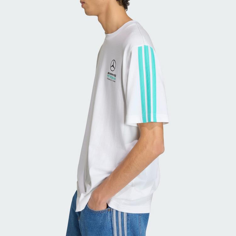 adidas adidas MERCEDES-AMG PETRONAS FORMULA 1 TEAM Funktionstop Herren - White / Semi Mint Rush - 1 | SportScheck