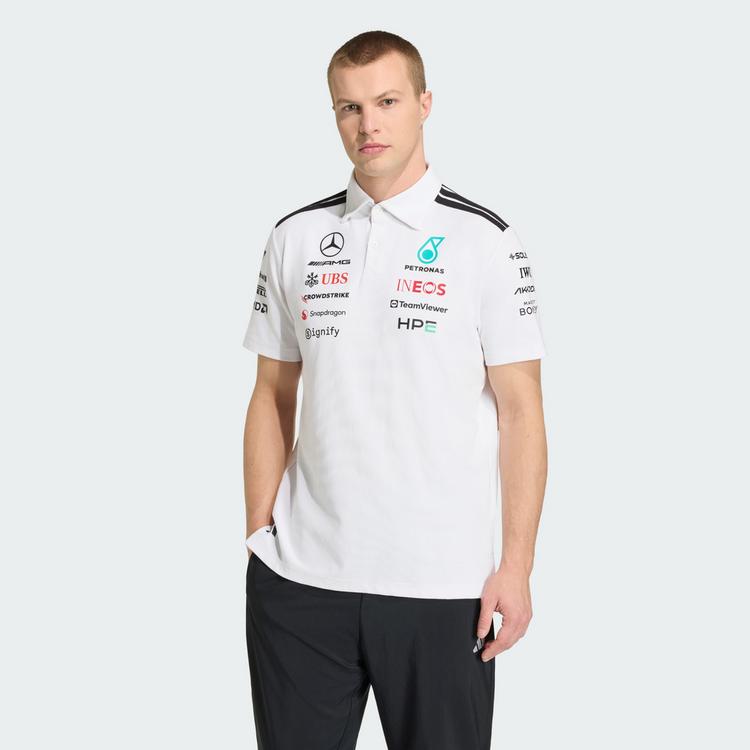 adidas adidas MERCEDES - AMG PETRONAS FORMULA 1 TEAM Funktionstop Herren - White - 0 | SportScheck