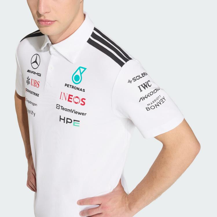 adidas adidas MERCEDES - AMG PETRONAS FORMULA 1 TEAM Funktionstop Herren - White - 1 | SportScheck