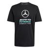 adidas Mercedes-AMG PETRONAS FORMULA 1 TEAM Printshirt Herren - Black / Semi Mint Rush
