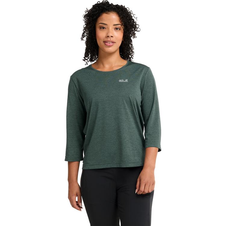 Jack Wolfskin Jack Wolfskin WILDTRAIL 3/4 W Funktionsshirt Damen - sago palm - 0 | SportScheck