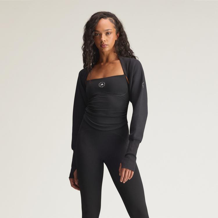 adidas adidas adidas by Stella McCartney Studio Sweatshirt Damen - Black - 0 | SportScheck