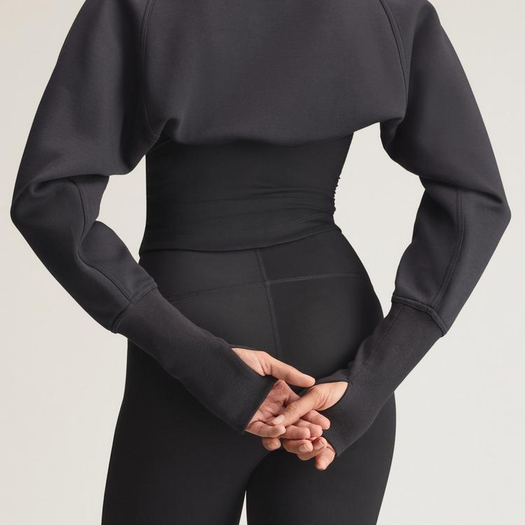 adidas adidas adidas by Stella McCartney Studio Sweatshirt Damen - Black - 1 | SportScheck