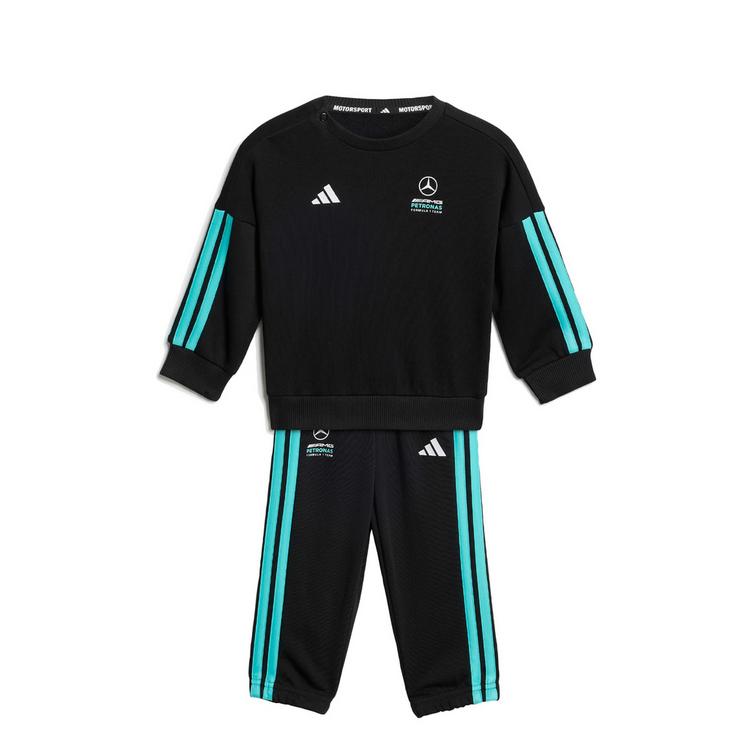 adidas adidas MERCEDES-AMG PETRONAS FORMULA 1 TEAM Trainingsanzug Kinder - Black / Semi Mint Rush - 0 | SportScheck