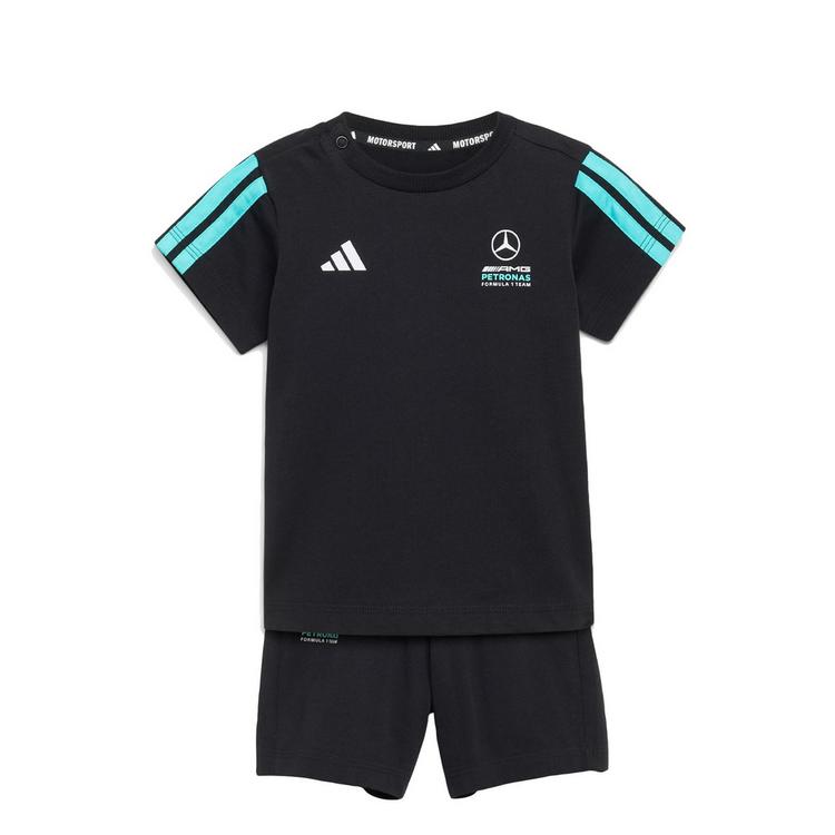 adidas adidas MERCEDES-AMG PETRONAS FORMULA 1 TEAM Trainingsanzug Kinder - Black / Semi Mint Rush - 0 | SportScheck