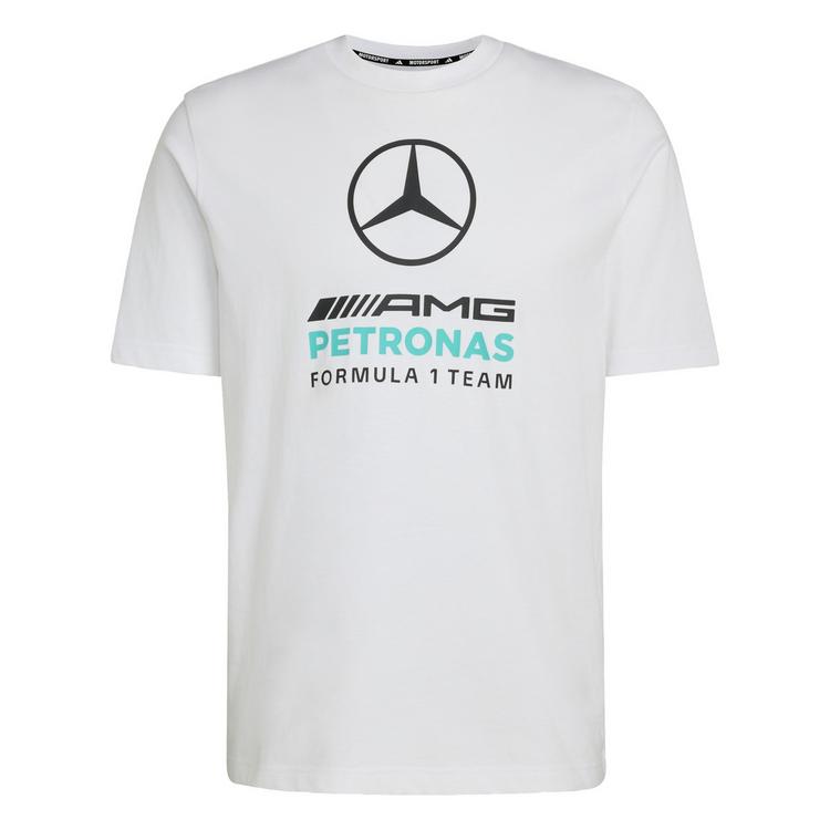 adidas adidas Mercedes-AMG PETRONAS FORMULA 1 TEAM Printshirt Herren - White / Semi Mint Rush - 0 | SportScheck