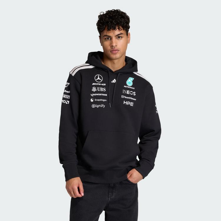 adidas adidas MERCEDES-AMG PETRONAS FORMULA 1 TEAM Hoodie Herren - Black - 0 | SportScheck