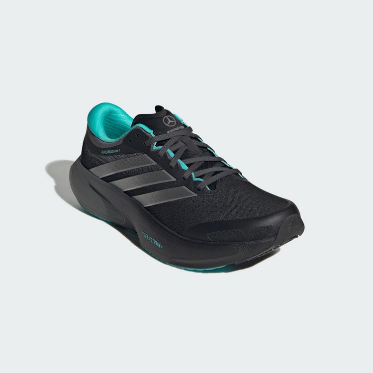 adidas adidas SUPERNOVA RISE 3 MERCEDES AMG PETRONAS Fahrradschuhe Herren - Core Black / Silver Metallic / Semi Mint Rush - 3 | SportScheck