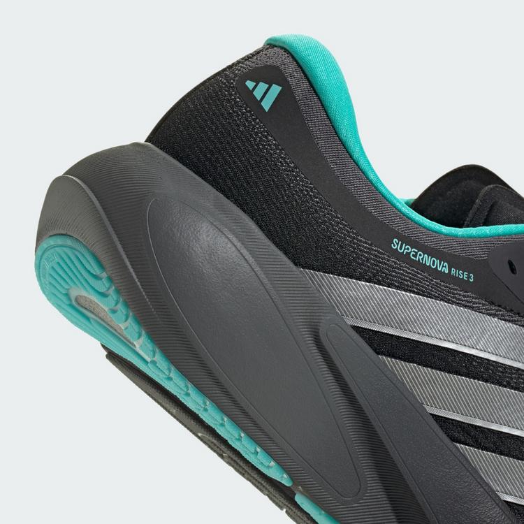 adidas adidas SUPERNOVA RISE 3 MERCEDES AMG PETRONAS Fahrradschuhe Herren - Core Black / Silver Metallic / Semi Mint Rush - 6 | SportScheck