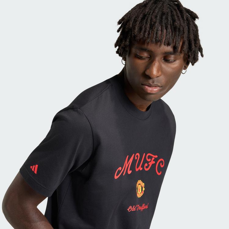 adidas adidas Manchester United Seasonal Grafik Funktionsshirt Herren - Black - 0 | SportScheck