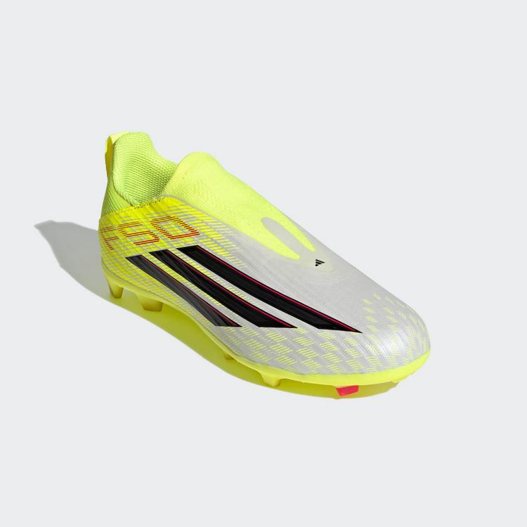 adidas adidas F50 LEAGUE Laceless Firm Ground / Multi Fu&szlig;ballschuhe Kinder - Team Solar Yellow 2 / Core Black / Lucid Red - 2 | SportScheck